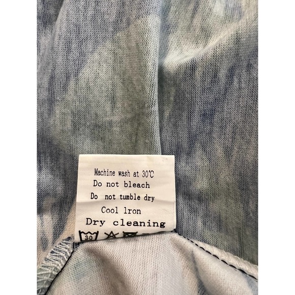 Spadehill Sleeveless Dress in Blue and Green Leaf Print Size XL - Picture 6 of 6